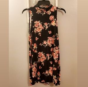 Floral Turtle Neck Dress